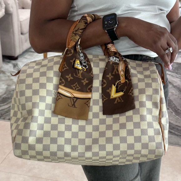 Louis Vuitton Handbags - Louis Vuitton Damier Azur Speedy 35
